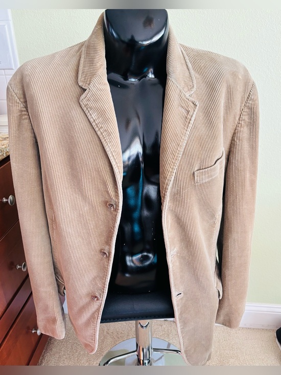 Polo Ralph Lauren Other - Vintage Polo Ralph Lauren Tailored Fit Corduroy Tan  Sport Coat
Size: XL